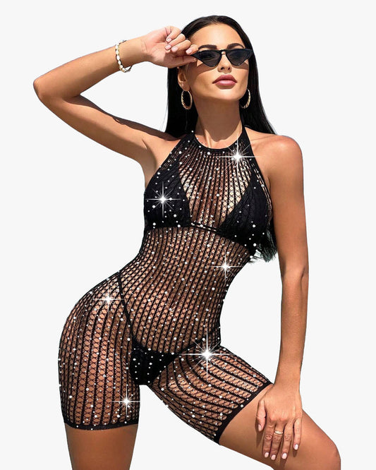 Body-uri din plasă Bikini Coverup Romper