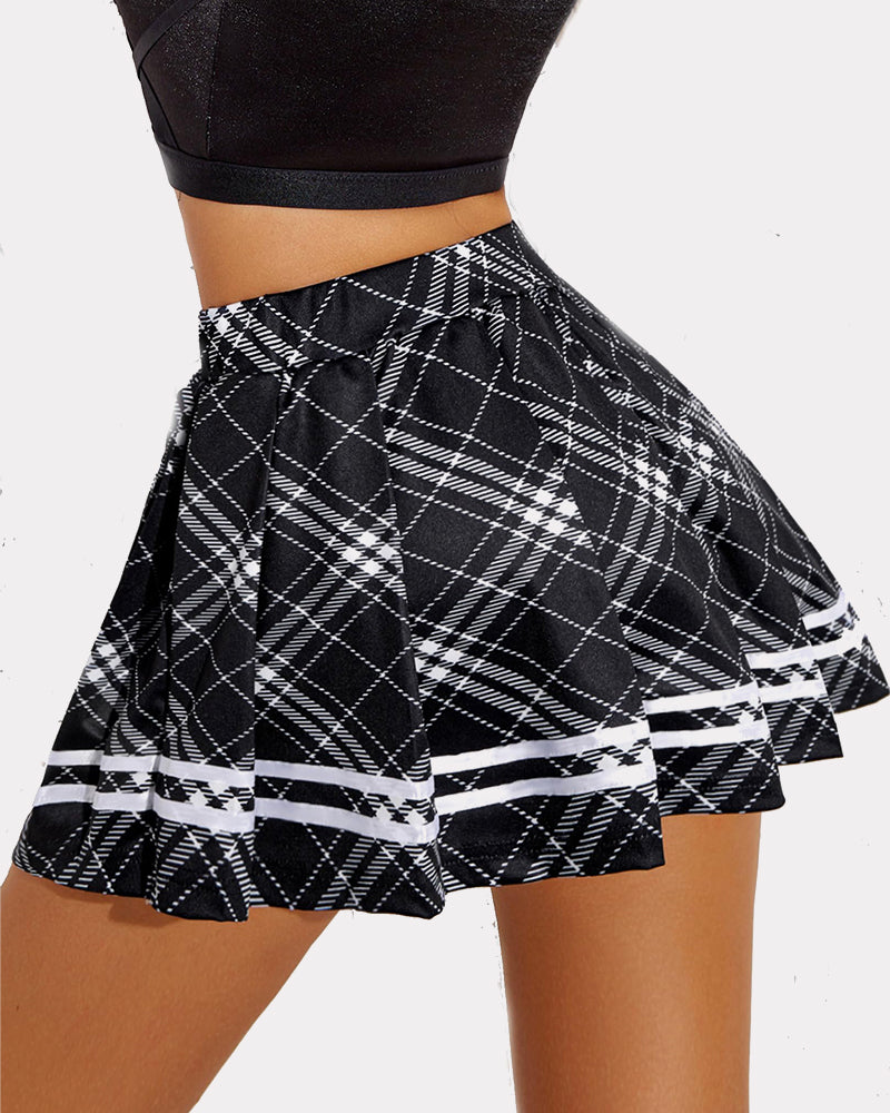 Fusta plisata Uniforma scolara Fusta Cheer