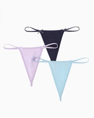 3Pcs G-String Tanga Sexy No Show Chiloți