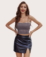 Lace Tank Top Tube Slim Basic Bralette