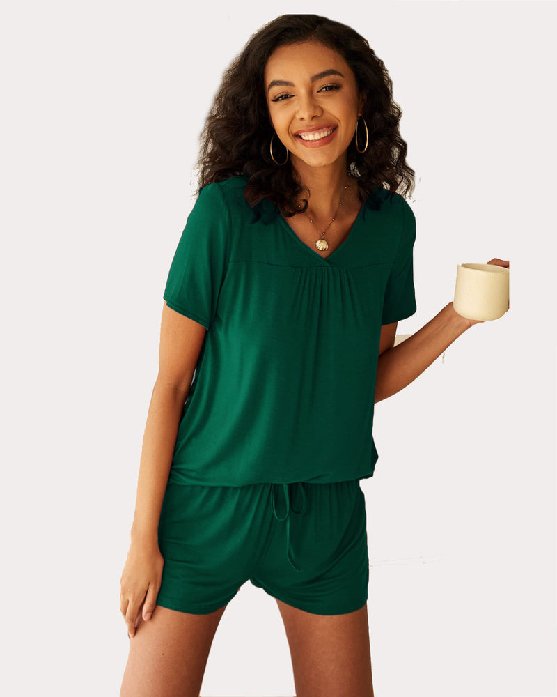 Set de pijamale cu mâneci scurte