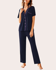 Pajamas Set Shirt with Long Pants