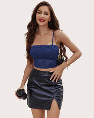 Lace Tank Top Tube Slim Basic Bralette