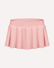 Pleated Ruffle Mini Skirt for Schoolgirl