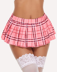 Pleated Ruffle Mini Skirt for Schoolgirl