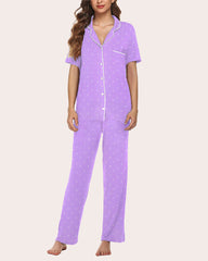 Pajamas Set Shirt with Long Pants