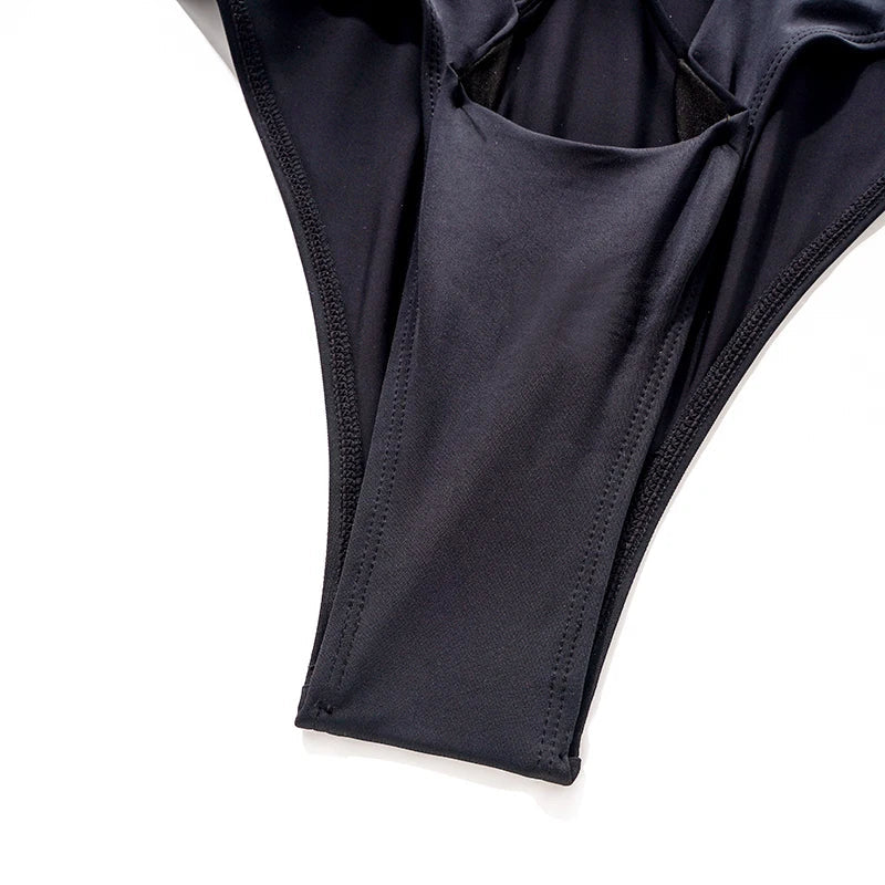 Bandage Women's Swimsuit Sexy Hollow Out Swimwear Extreme Microbikini One Piece Bodysuit Whole Halter Bathing Suit