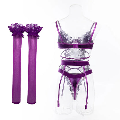 Purple Erotic Lingerie