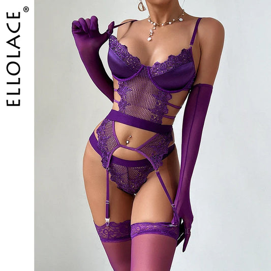Purple Erotic Lingerie