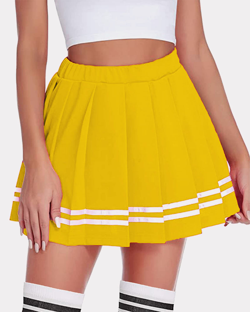 Fusta plisata Uniforma scolara Fusta Cheer