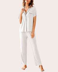 Pajamas Set Shirt with Long Pants