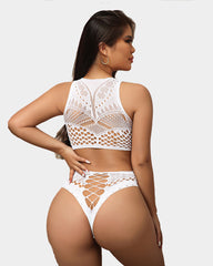 Fishnet Sexy Mesh Body Lingerie Set