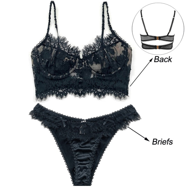 Free Falling Bra Set